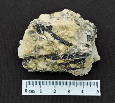 Tourmaline, Colcerrow quarry. Bill Bagley Rocks and Minerals